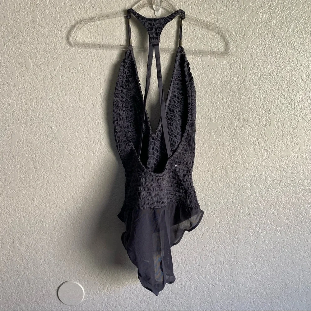 Free People Intimately Free People Bodysuit I'm Yours Smocked NEW